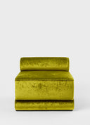 Bolster Lounge Chair Yeşil Kadife Berjer-Berjer-ALPAQ STUDIO-NowShopFun