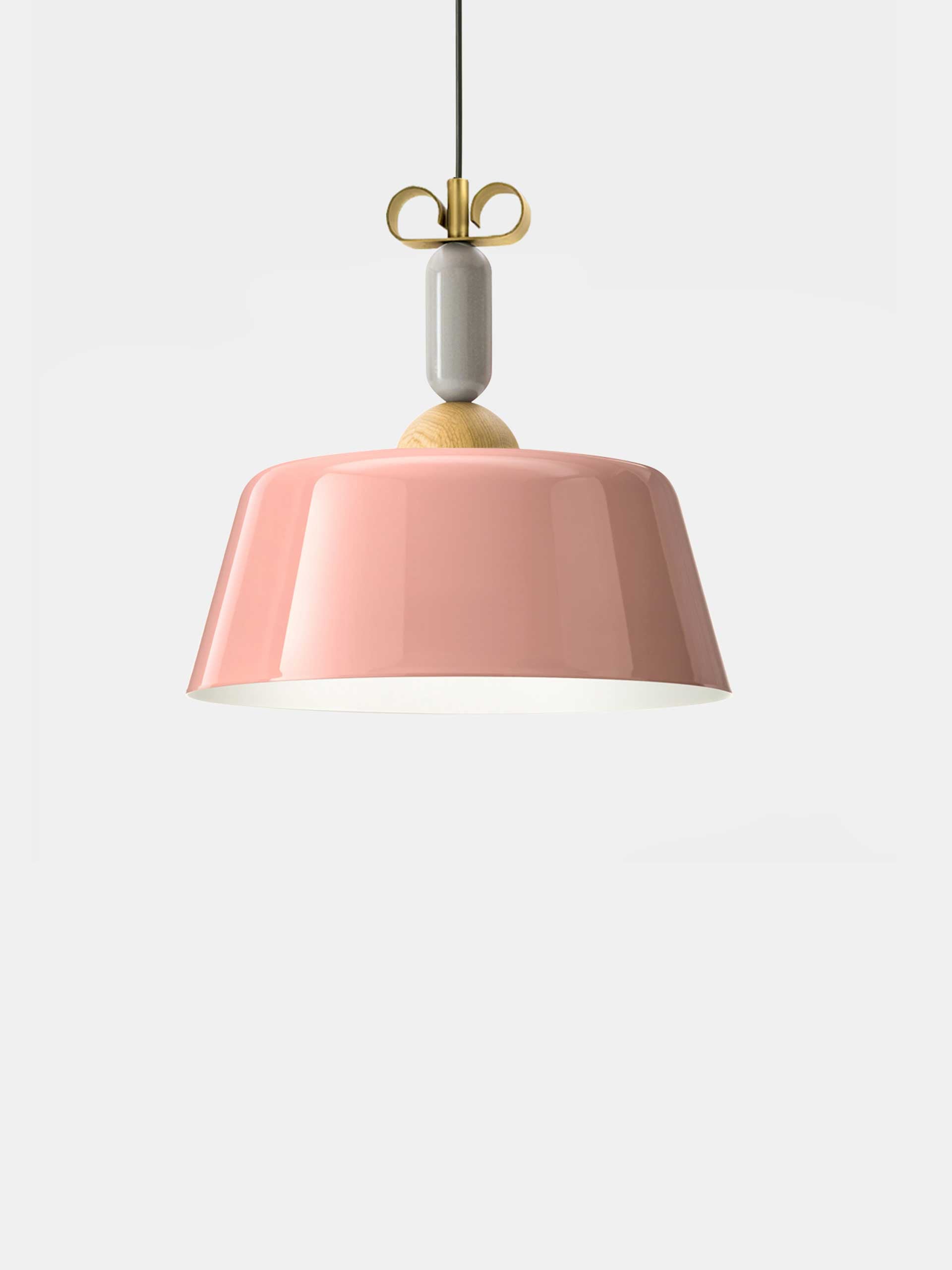 Bon Ton Sarkit 1l Pembe Natural Gold Ø40x38 Cm E27 Led 1x15w