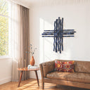 Bonmur Colors Duvar Dekoru – 110x110 cm Renkli Modern Metal Duvar Aksesuarı / Bonmur Colors Wall Decor – Large Colorful Modern Metal Wall Sculpture 110x110 cm