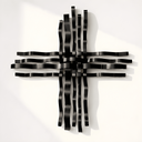 Bonmur Colors Duvar Dekoru – 110x110 cm Renkli Modern Metal Duvar Aksesuarı / Bonmur Colors Wall Decor – Large Colorful Modern Metal Wall Sculpture 110x110 cm