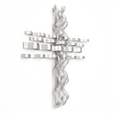 Bonmur Metal Duvar Dekoru – 110x110 cm Modern Büyük Boy Duvar Aksesuarı / Bonmur Metal Wall Decor – Large Modern Wall Sculpture 110x110 cm