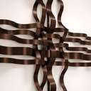 Bonmur Neutrals Duvar Dekoru – 110x110 cm Minimal Modern Metal Duvar Aksesuarı / Bonmur Neutrals Wall Decor – Large Minimal Modern Metal Wall Sculpture 110x110 cm