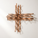 Bonmur Neutrals Duvar Dekoru – 110x110 cm Minimal Modern Metal Duvar Aksesuarı / Bonmur Neutrals Wall Decor – Large Minimal Modern Metal Wall Sculpture 110x110 cm