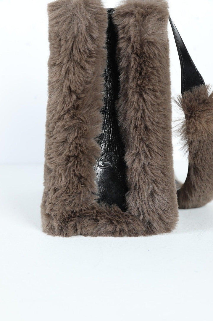 Boo Fur Mink Tote Çanta-BooBag-nowshopfun