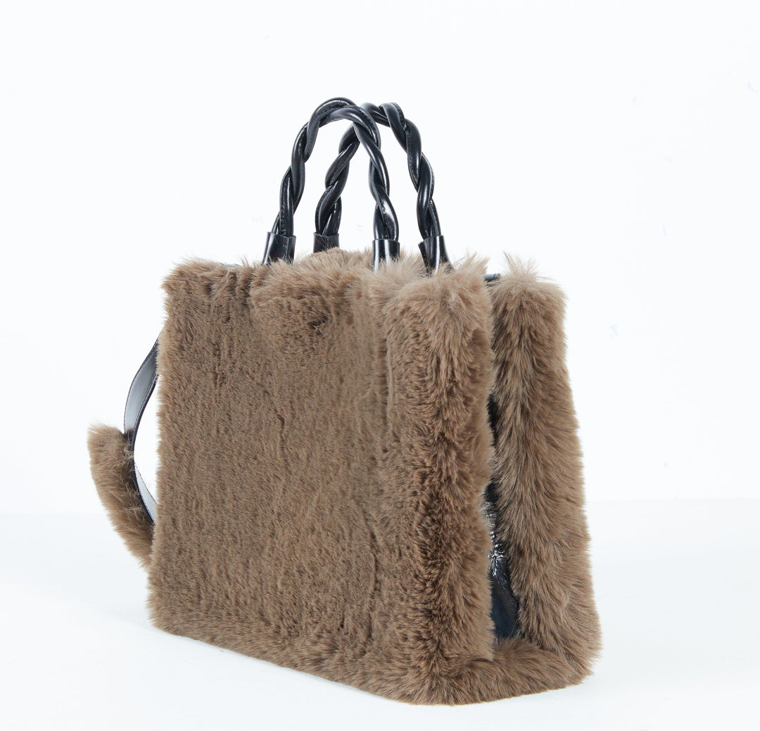 Boo Fur Mink Tote Çanta-BooBag-nowshopfun