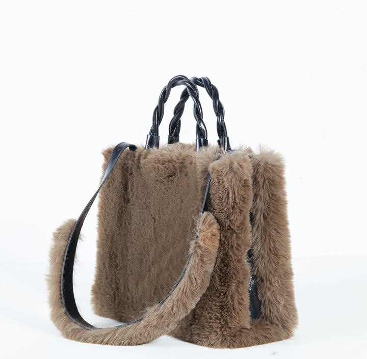 Boo Fur Mink Tote Çanta-BooBag-nowshopfun