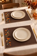 Boo Salem Koyu Kahverengi Halloween Amerikan Servis – 2’Li Set
