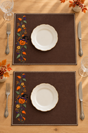 Boo Salem Koyu Kahverengi Halloween Amerikan Servis – 2’Li Set