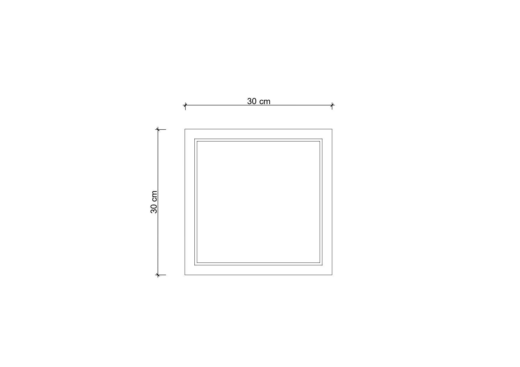 Border Kare Sunum ve Servis Tablası
