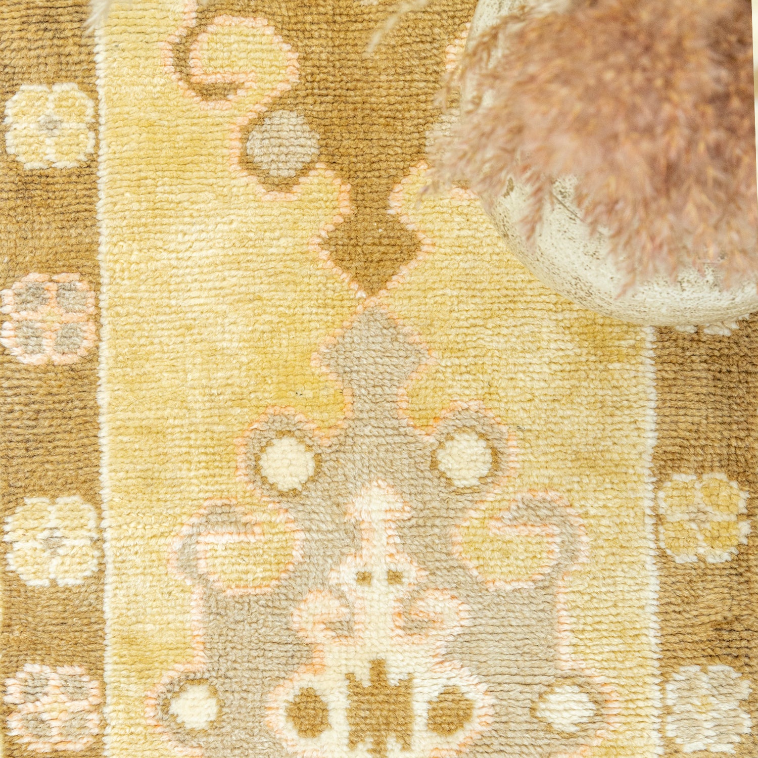 Bordeux El Dokuma Uşak Yolluk 55x180 cm-Kilim & Halı-Soho Antiq-NowShopFun