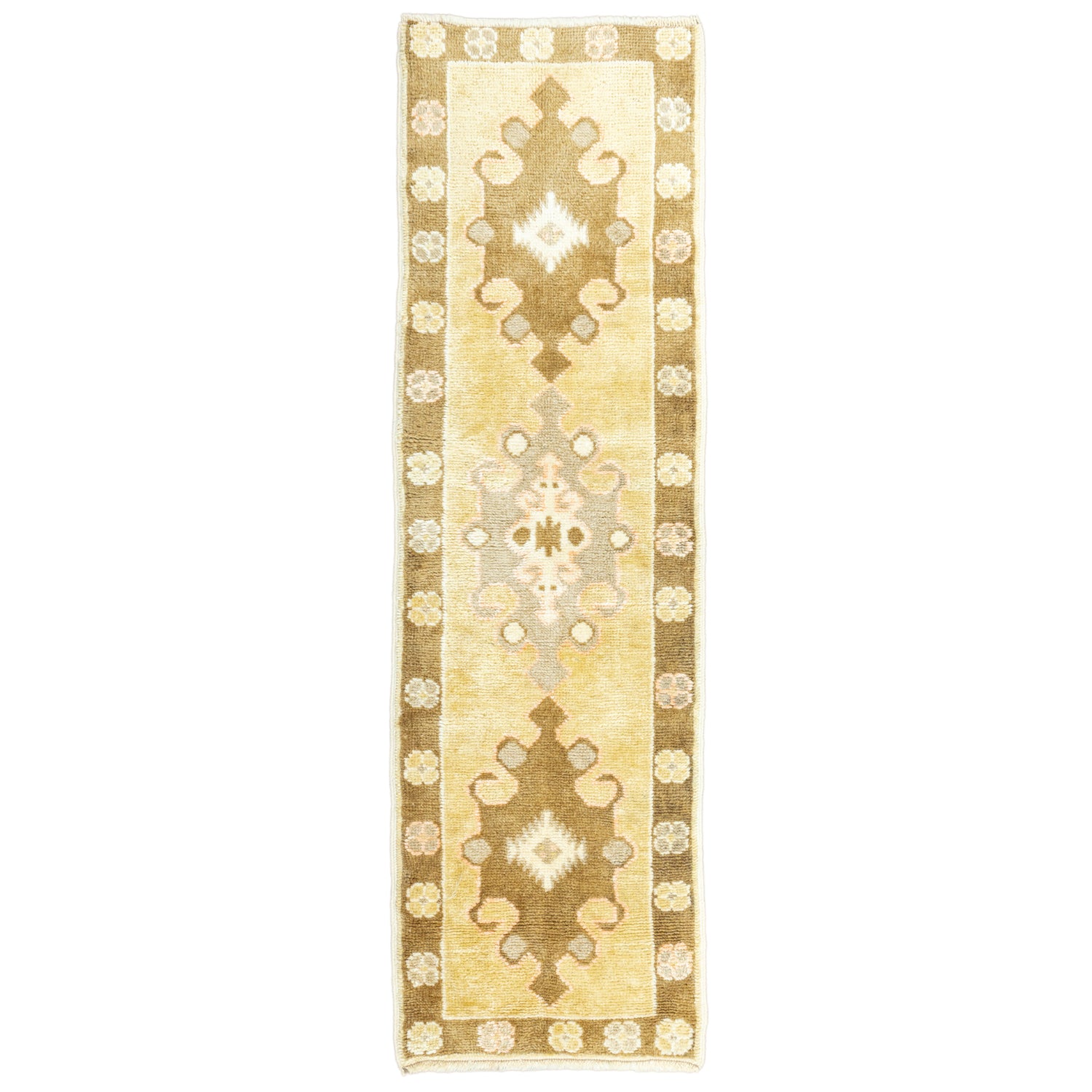 Bordeux El Dokuma Uşak Yolluk 55x180 cm-Kilim & Halı-Soho Antiq-NowShopFun