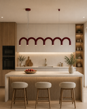 Bordo Loop Flat 6 Kollu Avize