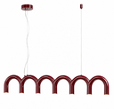 Bordo Loop Flat 6 Kollu Avize