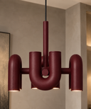 Bordo Loop Metal Avize-Avize-Ay Aydınlatma Concept-NowShopFun