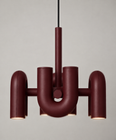 Bordo Loop Metal Avize-Avize-Ay Aydınlatma Concept-NowShopFun