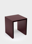 Bordo Metal 2'li Zigon Sehpa Seti-Yan Sehpa-ALPAQ STUDIO-NowShopFun