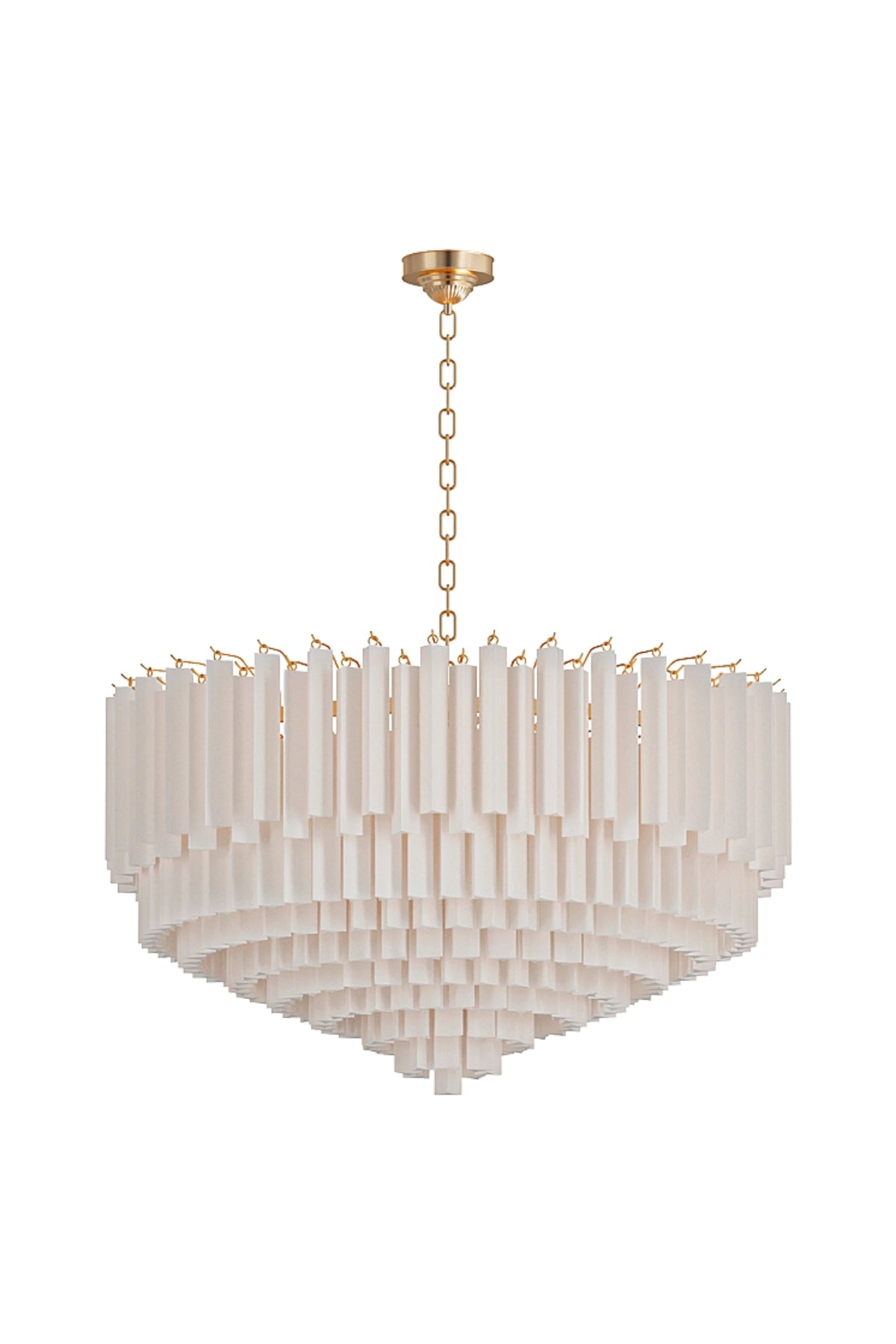 Borexia Gold Lüks Kristal Prizma Camlı Modern Salon Avizesi