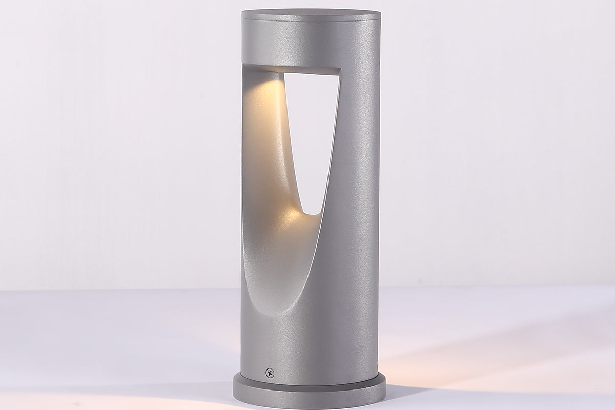 Bot Bolard Kentsel Gri̇ Ø10,8x12xh30 Cm Led 13w 3000k 180°