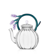 Botanica Lavanta Figürlü El Yapımı Cam Demlik