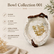 Bowl Collection 001 Ahşap Detaylı Dekoratif Tabak-Dekoratif Ürün-Penula-NowShopFun