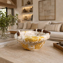 Bowl Collection 004 Ahşap Detaylı Dekoratif Kase