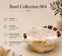 Bowl Collection 004 Ahşap Detaylı Dekoratif Kase