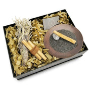 COHO Box Antique Bakır Prana Tütsülük & 2 li Palo Santo & Adaçayı Tütsü Seti