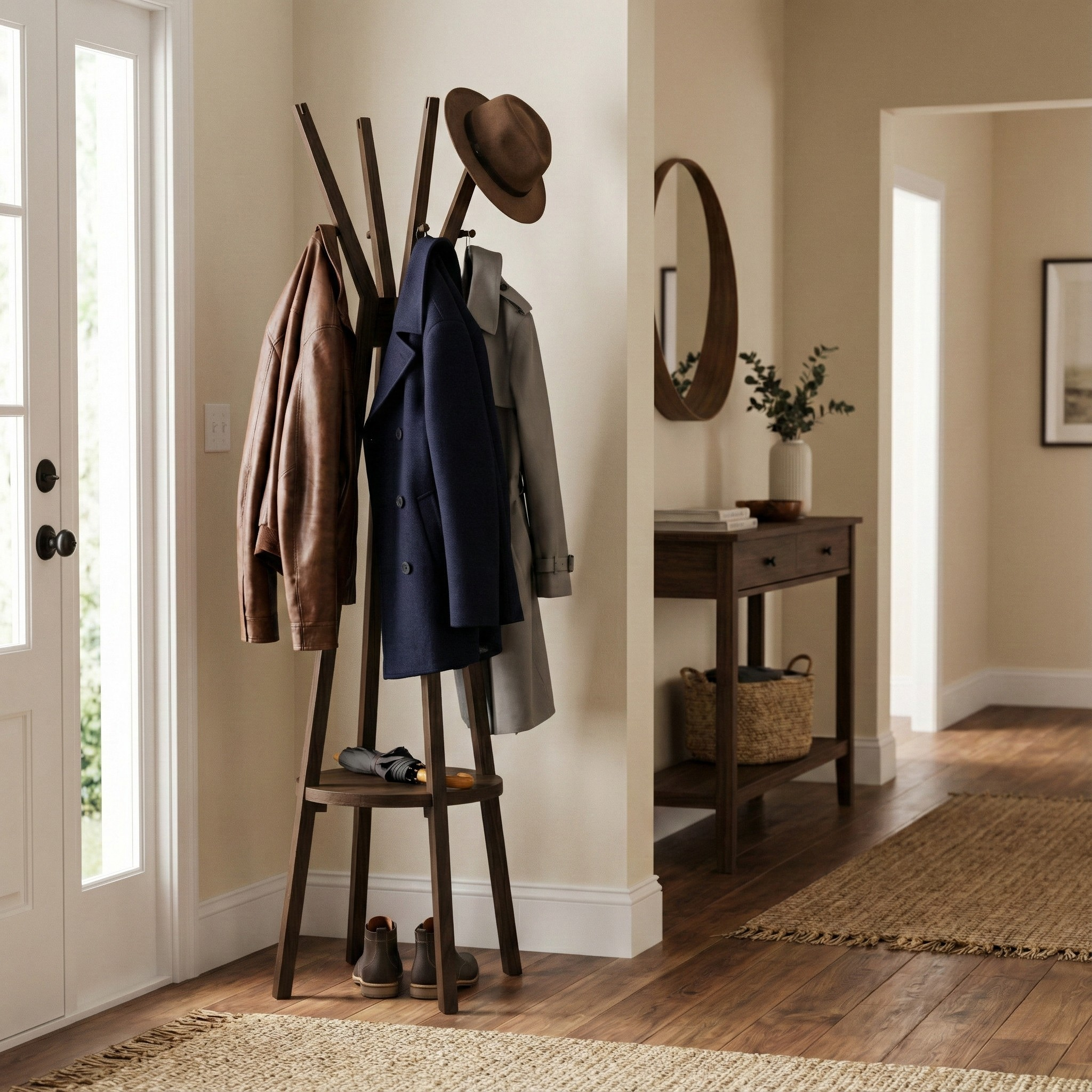 Breeze Askılık Koyu Meşe