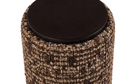 Brera Kahverengi Mat Lake Tablalı Taba Şönil Tabure-Tabure-Cipretti-NowShopFun