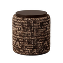 Brera Kahverengi Mat Lake Tablalı Taba Şönil Tabure-Tabure-Cipretti-NowShopFun