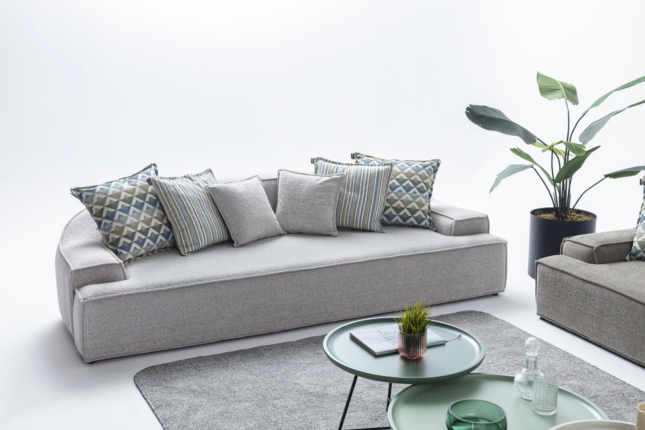 Bres 3'lü Koltuk-Koltuk-Valnott-Gri-NowShopFun