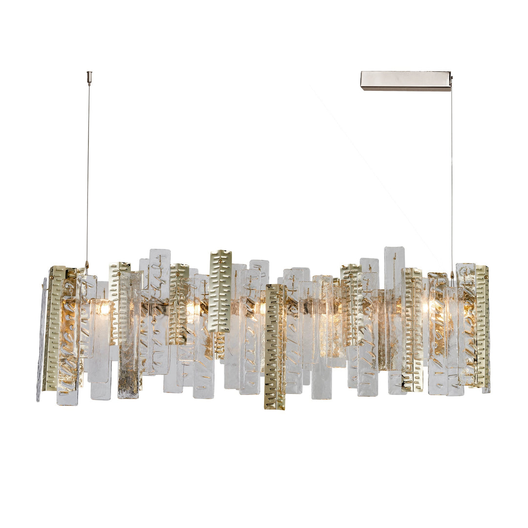 Bristol Kristal Camlı Lineer Avize-Avize-Atolye Store-120 cm Masa Üstü-NowShopFun