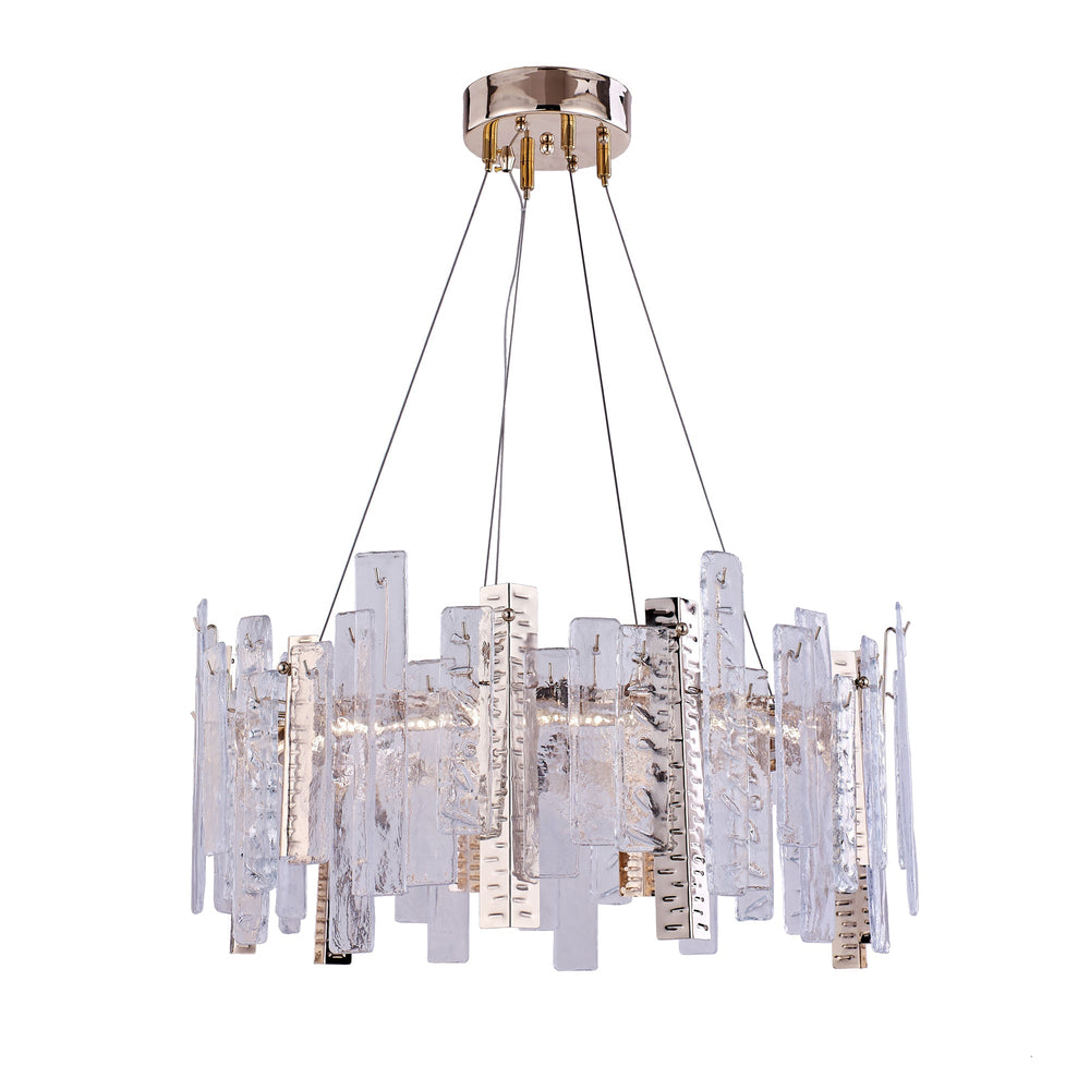 Bristol Kristal Camlı Lineer Avize-Avize-Atolye Store-70 cm Yuvarlak-NowShopFun