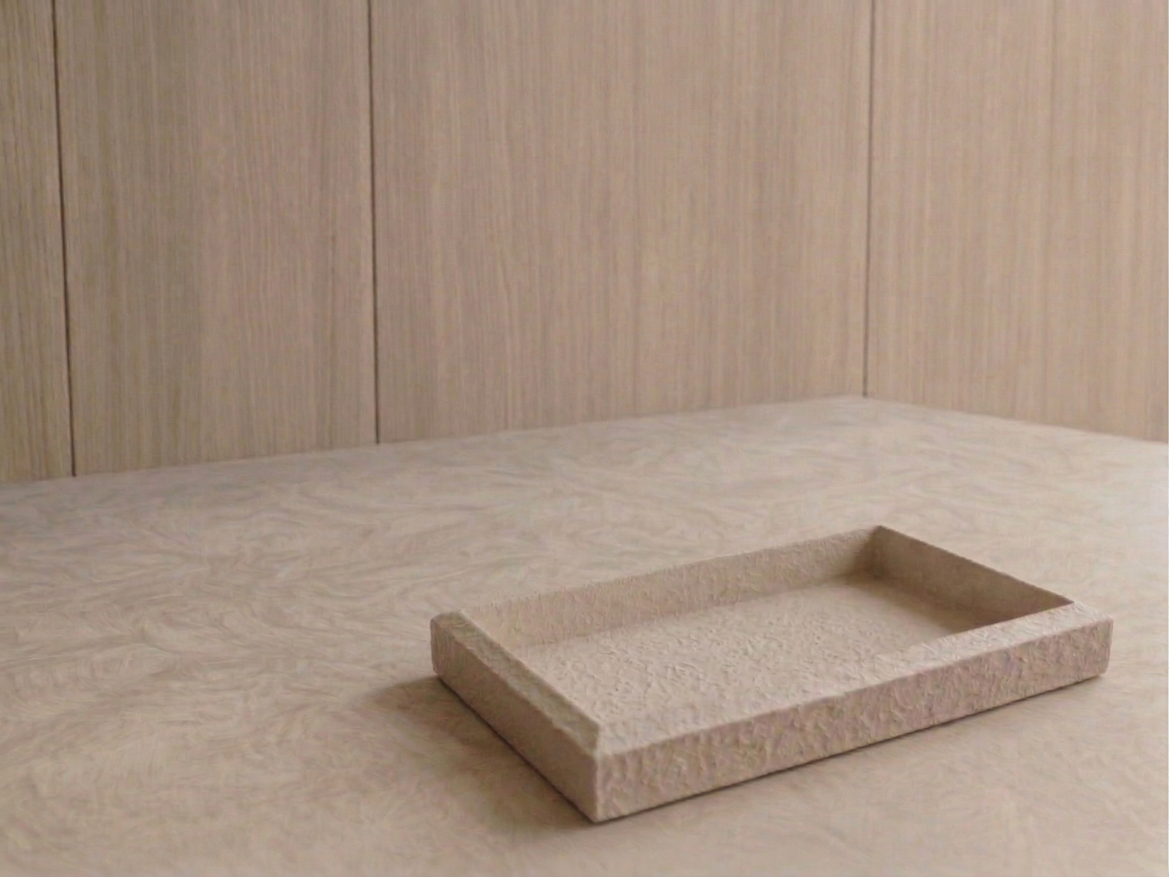 Brutalist" El Yapımı Beton Aksesuar Seti – 3 Parça (Antrasit/Bej)