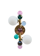 Bubble Lamp Soft Fırçalanmış Mat Gold Metal Opak Aplik-Aplik-Dim Studio-NowShopFun