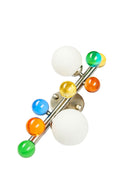 Bubble Lamp Soft Fırçalanmış Mat Krom Metal Opak Aplik