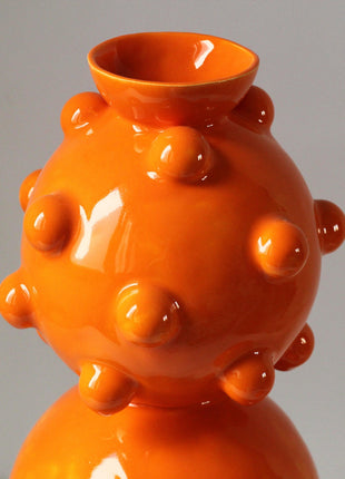 Bubble Seramik Vazo - Turuncu-Jecmuse-nowshopfun
