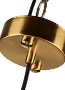 Bubble Soft Mat Gold Metal Cam Mini Sarkıt Avize