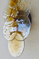 Bubbles - Amber El Yapımı Cam Aplik-Aplik-Fractaline-NowShopFun