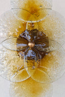 Bubbles - Amber El Yapımı Cam Aplik-Aplik-Fractaline-NowShopFun