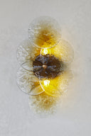 Bubbles - Amber El Yapımı Cam Aplik-Aplik-Fractaline-NowShopFun