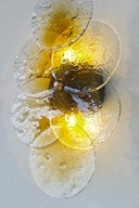 Bubbles - Amber El Yapımı Cam Aplik-Aplik-Fractaline-NowShopFun