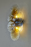 Bubbles - Amber El Yapımı Cam Aplik-Aplik-Fractaline-NowShopFun