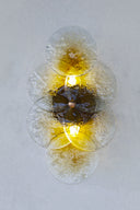 Bubbles - Amber El Yapımı Cam Aplik-Aplik-Fractaline-NowShopFun