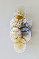 Bubbles - Amber El Yapımı Cam Aplik-Aplik-Fractaline-NowShopFun
