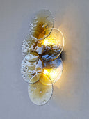 Bubbles - Amber El Yapımı Cam Aplik-Aplik-Fractaline-NowShopFun
