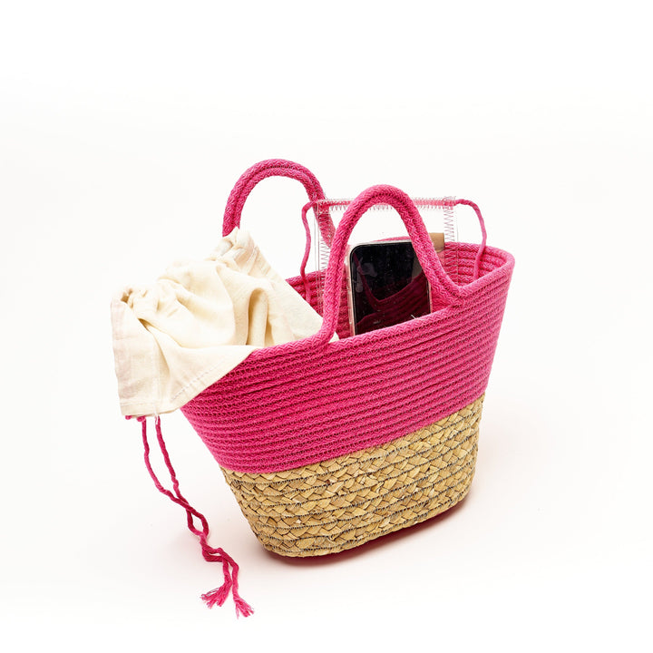 Bucket Bag-Omuz Çantası-Tara Design-Mavi-NowShopFun