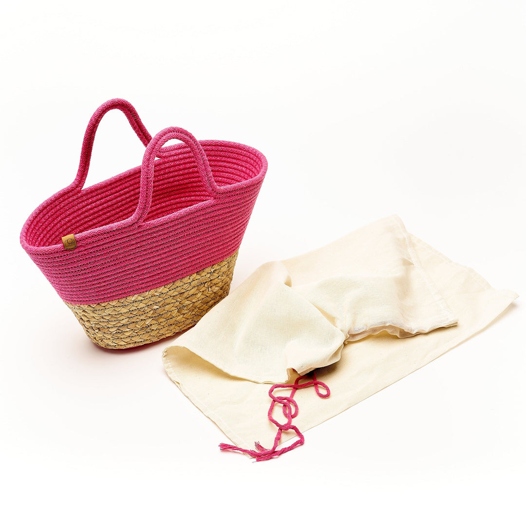 Bucket Bag-Omuz Çantası-Tara Design-Mavi-NowShopFun