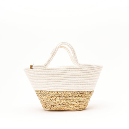 Bucket Bag-Omuz Çantası-Tara Design-Beyaz-NowShopFun