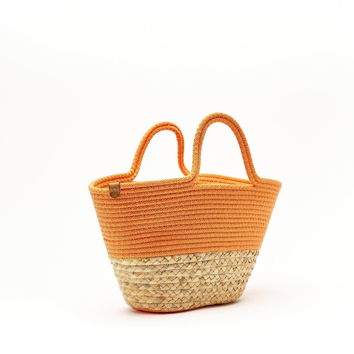 Bucket Bag-Omuz Çantası-Tara Design-Turuncu-NowShopFun